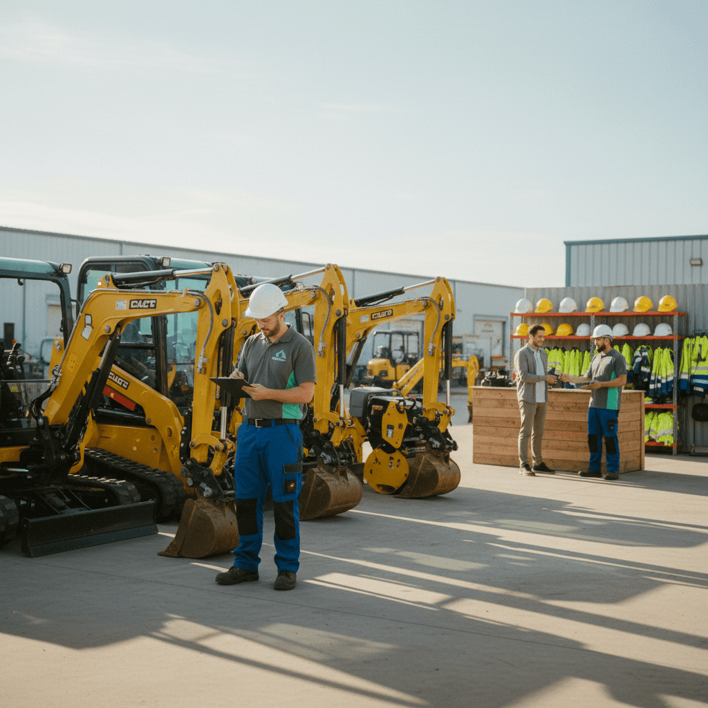 Effiziente Mietsoftware für Baumaschinen