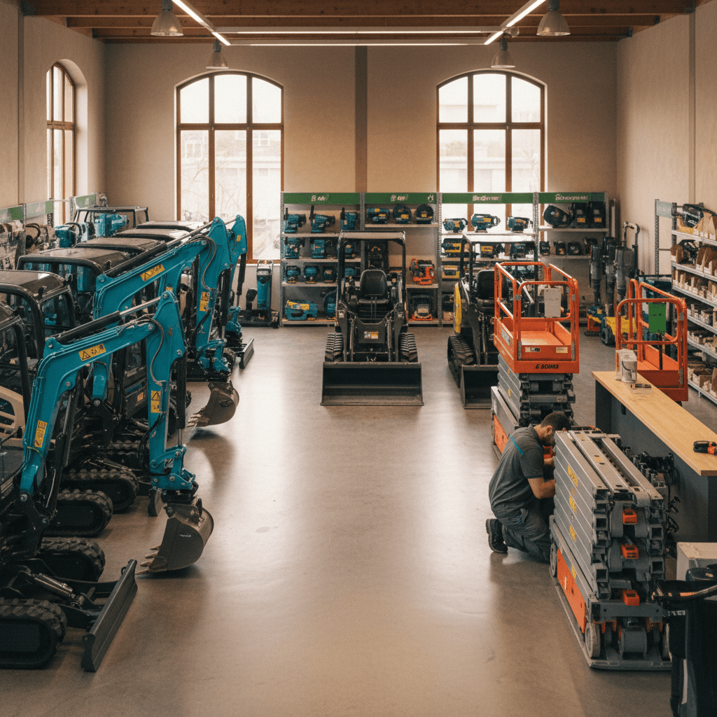 Effiziente Vermietung von Elektro-Baumaschinen in Deutschland
